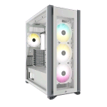 CORSAIR ICUE 7000X CASE FULL TOWER RGB ATX MINITX MATX ATX E-ATX 3XPANNELLO VETRO TEMPERATO 4XVENTOLE 140MM WHITE
