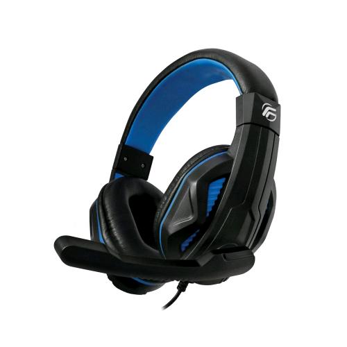 FENNER CUFFIE CON MICROFONO GAMING SOUNDGAME PC/CONSOLE 1 X JACK 3.5 MM NERO BLU