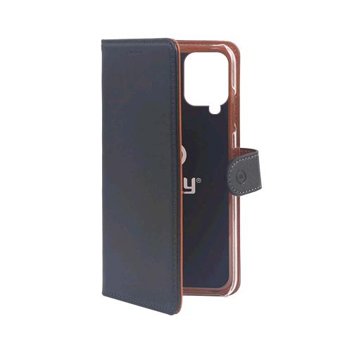 CELLY SAMSUNG GALAXY A12 CUSTODIA A PORTAFOGLIO IN SIMILPELLE NERO