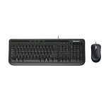 MICROSOFT WIRED DESKTOP 600 TASTIERA + MOUSE OTTICO 800 DPI USB NERO