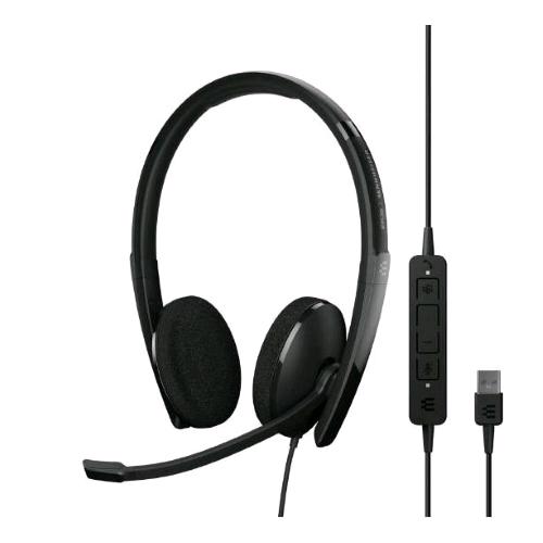 EPOS SENNHEISER ADAPT 160T USB II CUFFIA STEREO PADIGLIONE CON MICROFONO USB TIPO A BLACK