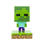 PALADONE MINECRAFT ZOMBIE ICON LIGHT LAMPADA DA TAVOLO IN BDP A BATTERIA 