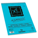 CANSON AQUARELLE BLOCCO CON SPIRALE PER SCHIZZI FORMATO XL A4 30 FOGLI BIANCO CONF 5 PZ. 