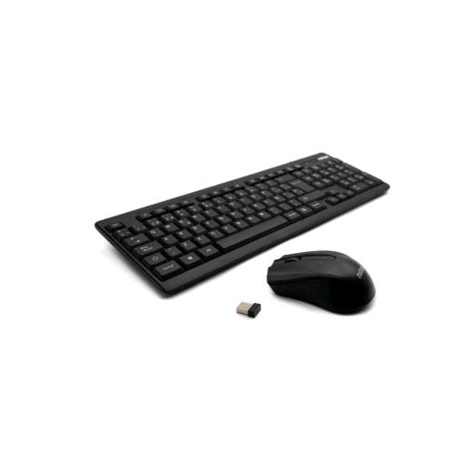 NILOX CT20 TASTIERA E MOUSE WIRELESS CON RICEVITORE USB 1.000 DPI NERO 