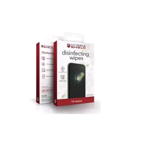 ZAGG INVISIBLESHIELD SALVIETTE DISINFETTANTI PER DISPOSITIVI ELETTRONICI 10 Pz.