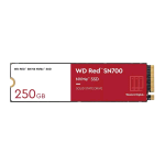 WESTERN DIGITAL SN700 SSD WD RED 250GB M.2 PCIE EXPRESS 3.0 NVME PER DISPOSITIVI NAS 