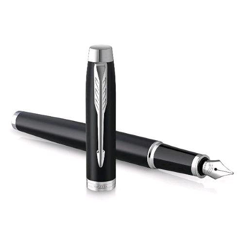 PARKER IM MATT BLACK CT PENNA STILOGRAFICA PENNINO M FUSTO NERO INCHIOSTRO BLU