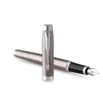 PARKER IM SS CT PENNA STILOGRAFICA PENNINO M FUSTO IN ACCIAIO INCHIOSTRO BLU 