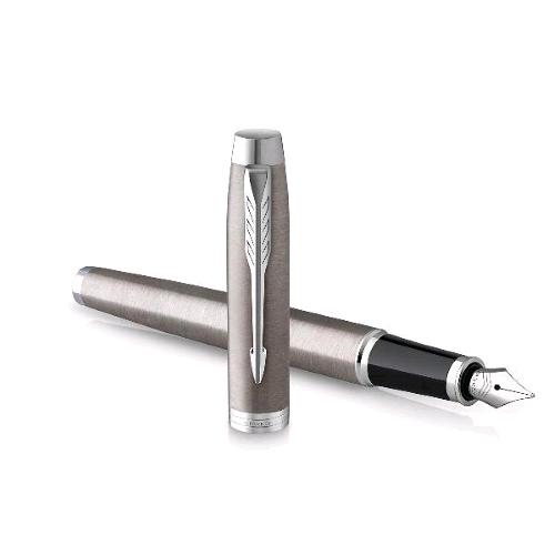 PARKER IM SS CT PENNA STILOGRAFICA PENNINO M FUSTO IN ACCIAIO INCHIOSTRO BLU 