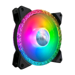 COOLER MASTER MASTERFAN MF120 MM VENTOLA PRISMATIC ILLUMINAZIONE ARGB EFFETTO CRISTALLO BLACK