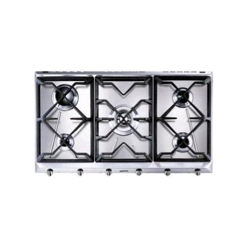 SMEG SRV596GH5 PIANO COTTURA A GAS 5 FUOCHI PIANO IN ACCIAIO INOX 
