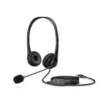 HP CUFFIE CON MICROFONO 1 X USB TIPO A COMANDI INTEGRATI NEL CAVO NERO