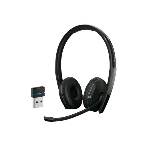EPOS-SENNHEISER ADAPT 260 CUFFIA CON MICROFONO BLUETOOTH  RICEVITORE USB A CERTIFICATA MICROSOFT TEAMS UC NERO