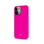 CELLY APPLE iPHONE 13 MINI CROMO COVER IN TPU CON RIVESTIMENTO IN SILICONE E FINITURA SOFT TOUCH ROSA FLUO