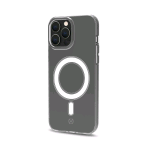 CELLY APPLE iPHONE 13 PRO GELSKINMAG COVER IN TPU + POLICARBONATO CON MODULO MAGNETICO CIRCOLARE INTEGRATO COMPATIBILE CON RICARICA WIRELESS MAGNETICA TRASPARENTE