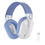 LOGITECH G435 CUFFIA GAMING LIGHTSPEED WIRELESS A PADIGLIONE BLU BIANCO
