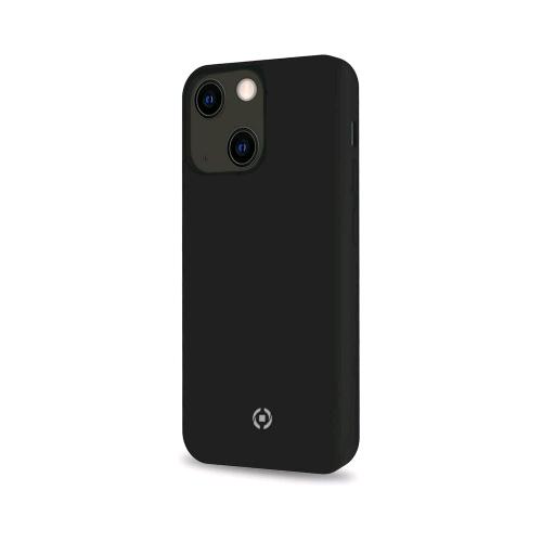 CELLY APPLE iPHONE 13 CROMO COVER IN TPU CON RIVESTIMENTO IN SILICONE E FINITURA SOFT TOUCH NERO