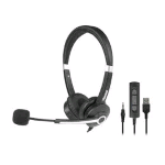 HAMLET RENOVA HHEADM-UJS CUFFIA PROFESSIONALE BIAURALE CON MICROFONO - USB + JACK 3,5 MM + TELECOMANDO