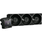 MSI MEG CORELIQUID S360 DISSIPATORE A LIQUIDO 360mm RADIATORE 2.4'' LCD WATERBLOCK 3 x 120mm SILENT PWM