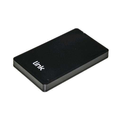 LINK BOX ESTERNO PER HDD SATA 2.5" FINO A 9.5 MM DI SPESSORE USB 2.0 ALLOGGIAMENTO IN PLASTICA BLACK