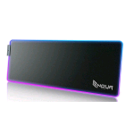 NOUA MATRIX 800 TAPPETINO MOUSE GAMING RGB RAINBOW XXL 14 EFFETTI LUCE BASE IN GOMMA ANTISCIVOLO BLACK