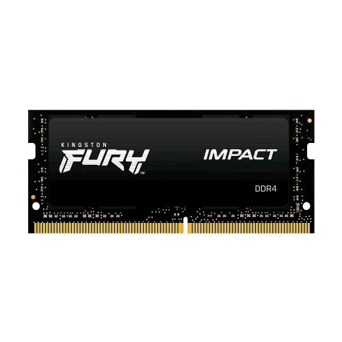 KINGSTON FURY IMPACT MEMORIA RAM 1x16GB 26.66MHZ TIPOLOGIA DDR4 TECNOLOGIA SO-DIMM 