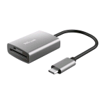 TRUST DALYX LETTORE MEMORY CARD USB-C MICROSD SD SDHC SDXC ALLUMINIO