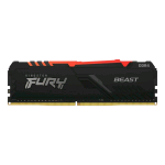KINGSTON FURY BEAST RGB 32GB DDR4 3.600MHz CL18 DIMM NERO