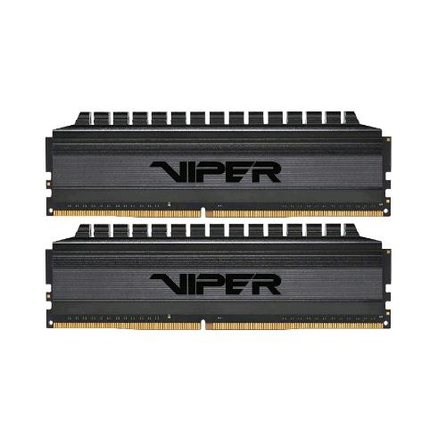 PATRIOT VIPER 4 BLACKOUT PVB48G320C6K KIT MEMORIA RAM 8 GB TOTALI 2x4 GB 3.200MHz TIPOLOGIA DDR4 TECNOLOGIA DIMM