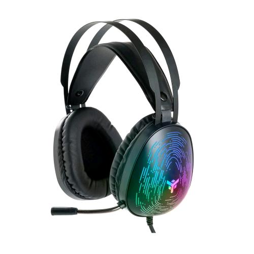 ITEK H420 CUFFIA CON MICROFONO DA GAMING LED 1 X JACK 3.25 MM E USB NERO 