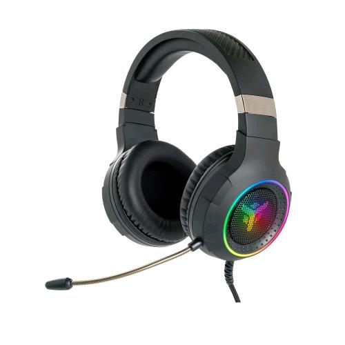 ITEK H430 CUFFIA CON MICROFONO DA GAMING LED 1 X JACK 3.25 MM E USB NERO 