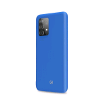 CELLY SAMSUNG GALAXY A52 5G/4G/A52S 5G CROMO COVER IN TPU CON RIVESTIMENTO IN SILICONE E FINITURA SOFT-TOUCH BLU