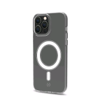 CELLY APPLE iPHONE 13 PRO COVER IN TPU + POLICARBONATO CON MODULO MAGNETICO CIRCOLARE INTEGRATO COMPATIBILE CON RICARICA WIRELESS MAGNETICA TRASPARENTE