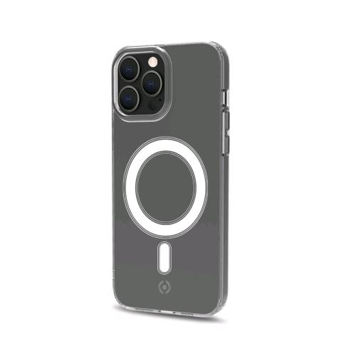 CELLY APPLE iPHONE 13 PRO COVER IN TPU + POLICARBONATO CON MODULO MAGNETICO CIRCOLARE INTEGRATO COMPATIBILE CON RICARICA WIRELESS MAGNETICA TRASPARENTE