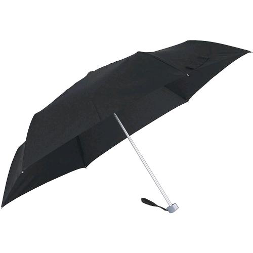 SAMSONITE RAIN PRO OMBRELLO PIEGHEVOLE 24 CM 3 SECTION MANUAL FLAT DIAMETRO CALOTTA 97 CM NERO 
