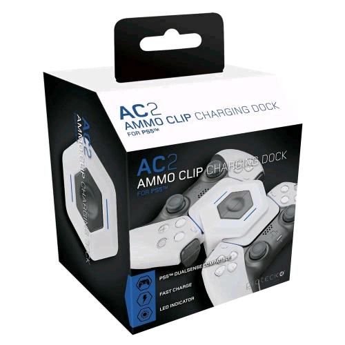 GIOTECK AC-2 AMMOCLIP PS5 KIT DI RICARICA DUALSHOCK PS5
