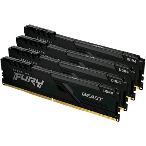 KINGSTON FURY BEAST 128GB 4 x 32GB DDR4 3.200MHz CL16 DIMM