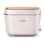 PHILIPS HD2640/10 ECO CONSCIOUS TOSTAPANE 2 FESSURE 830W FINITURA OPACA BIANCO SETA 