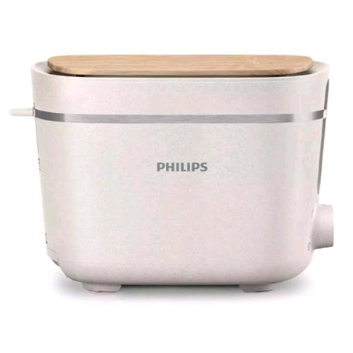 PHILIPS HD2640/10 ECO CONSCIOUS TOSTAPANE 2 FESSURE 830W FINITURA OPACA BIANCO SETA 