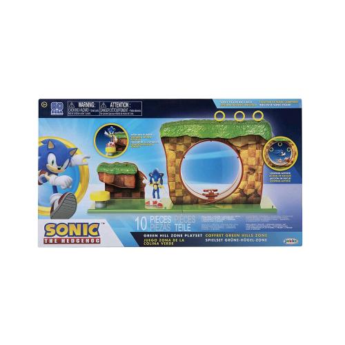 JAKKS SONIC THE HEDGEHOG GREEN HILL ZONE SET DI GIOCO