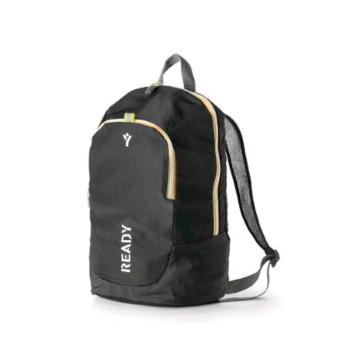 IN TEMPO ZAINO RIPIEGHEVOLE IN NYLO BALISTICO 28X44X15 CM 5 LT 2 SCOMPARTI TASCA ESTERNA NERO
