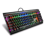 SHARKOON SKILLLER SGK60 RGB TASTIERA GAMING USB KAILH BOX RED LAYOUT ITALIANO