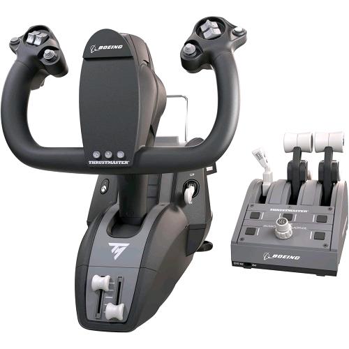 THRUSTMASTER TCA YOKE PACK BOEING EDITION SISTEMA CLOCHE PENDOLARE E QUADRANTE MANETTA FUNZIONE AUTOPILOTA XBOX E PC