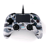 NACON CAMO COMPACT CONTROLLER ANALOGICO LUMINOSO CON CAVO PER PLAYSTATION 4 CAMOUFLAGE GREY 