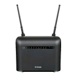 D-LINK DWR-953V2 ROUTER LTE WIRELESS AC1200 CAT4 4G 4 PORTE GIGABIT ANTENNE ESTERNE BLACK