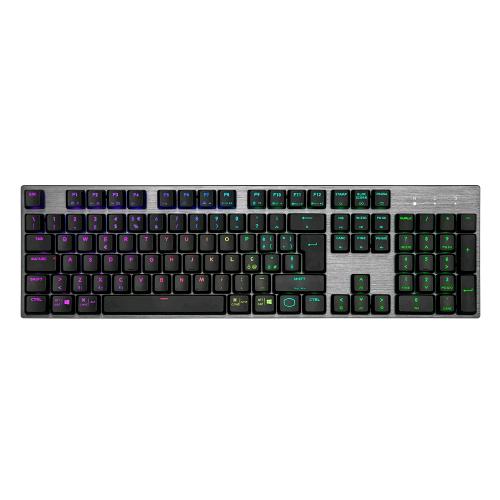 COOLER MASTER SK653TASTIERA GAMING MECCANICA RGB BLUETOOTH/USB TYPE-C SWITCH RED ERGONOMIC LOW PROFILE LAYOUT ITALIA GRIGIO NERO