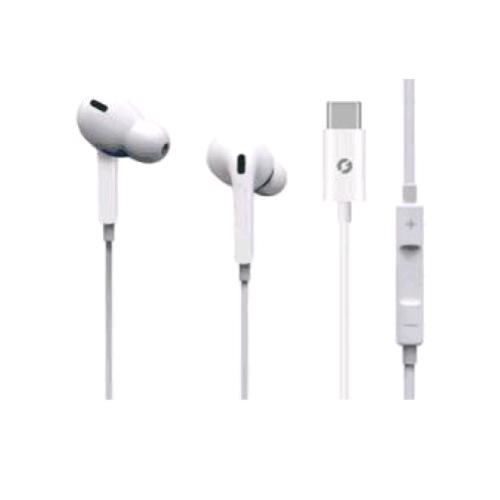 IGLOO MM-56W AURICOLARI STERO TYPE-C CON TASTO DI RISPOSTA WHITE