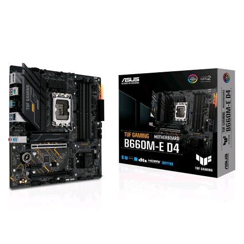 ASUS TUF GAMING B660M-E D4 SCHEDA MADRE FORM MICRO ATX CHIPSET INTEL B660 SOCKET LGA 1700