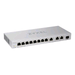ZYXEL XGS1250-12-ZZ0101F SWITCH 12 PORTE 8 x 10/100/1000 + 3 x 100/1000/2.5G/5G/10GBase-T + 1 x SFP+