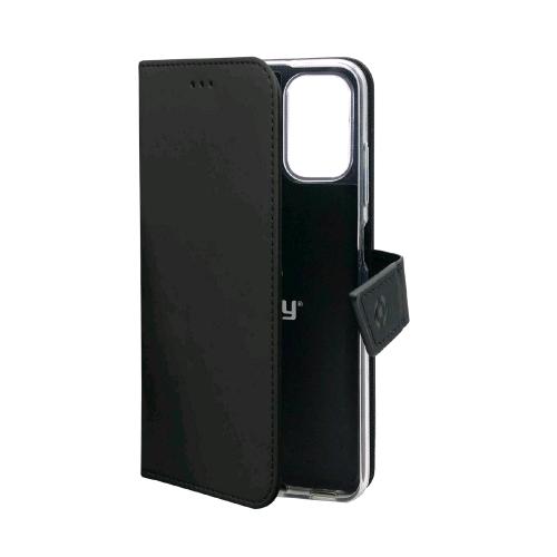 CELLY OPPO A74 5G WALLY CUSTODIA A PORTAFOGLIO IN SIMILPELLE NERO